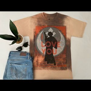 S - Disney Star Wars Bleached Shirt